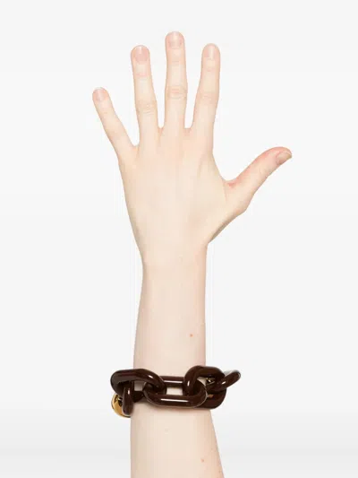 Marni Chain-link Bracelet In Brown