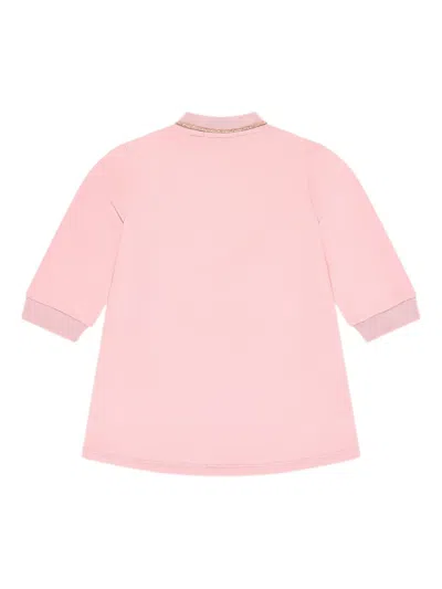 Escada Baby Girls Logo Sweater Dress In Pink