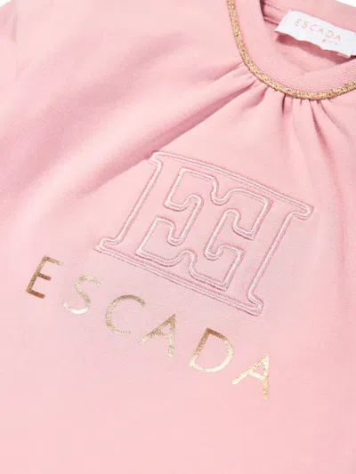 Escada Baby Girls Logo Sweater Dress In Pink