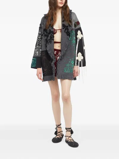 MIDNIGHT IN MANHATTAN 拼贴开衫