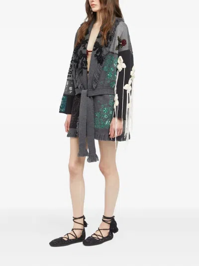 MIDNIGHT IN MANHATTAN 拼贴开衫