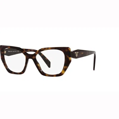 Prada Pr18wv 2au1o1 Tartarugato Glasses In Brown