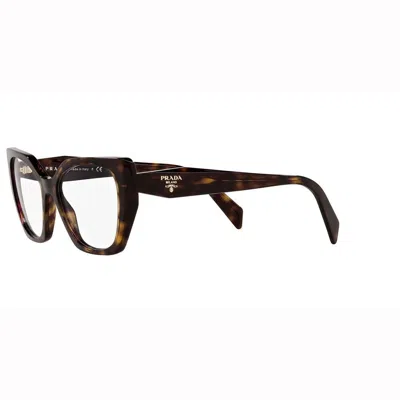 Prada Pr18wv 2au1o1 Tartarugato Glasses In Brown