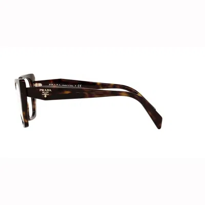 Prada Pr18wv 2au1o1 Tartarugato Glasses In Brown