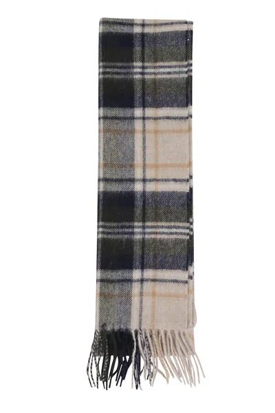 Barbour Wool Scarf Check In Multi