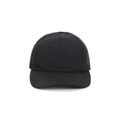 Canali Logo-embroidered Baseball Cap In Black