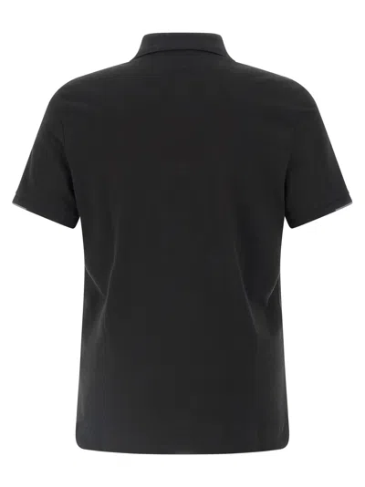 C.p. Company C.p.company The Metropolis Series Stretch Piquet Polo In Black