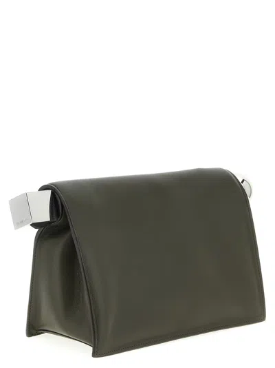 Jacquemus Saint Laurent Havana Crystal Black Acetate Sunglasses In Green