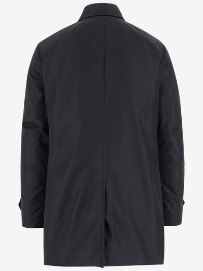 Moorer Men Navy Blue Long Jacket, M Luxury Jackets For Men Darveys In Blue