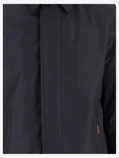 Moorer Men Navy Blue Long Jacket, M Luxury Jackets For Men Darveys In Blue