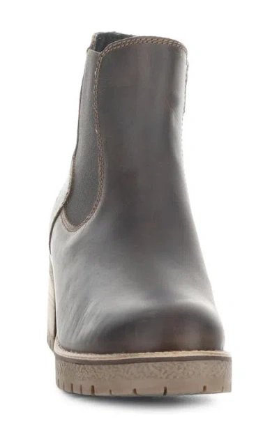 Bos. & Co. Mercy Waterproof Zip Bootie In Brown