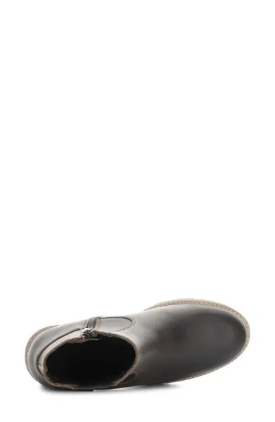 Bos. & Co. Mercy Waterproof Zip Bootie In Brown