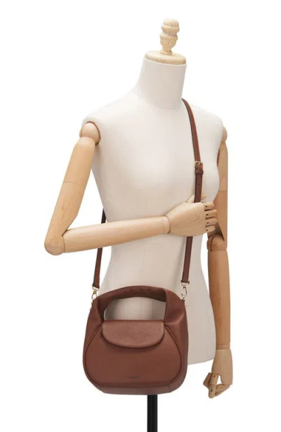 Oryany Anaan Leather Tote Crossbody Bag In Toffee Tan