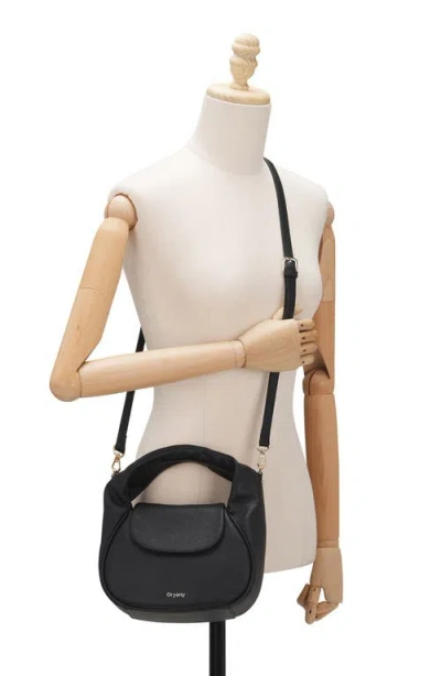 Oryany Anaan Leather Tote Crossbody Bag In Black