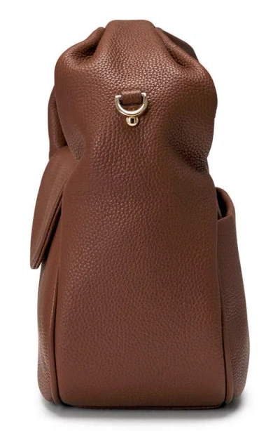Oryany Anaan Leather Tote Crossbody Bag In Toffee Tan