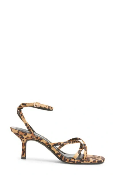 Open Edit Remington Ankle Strap Sandal In Brown