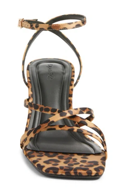 Open Edit Remington Ankle Strap Sandal In Brown