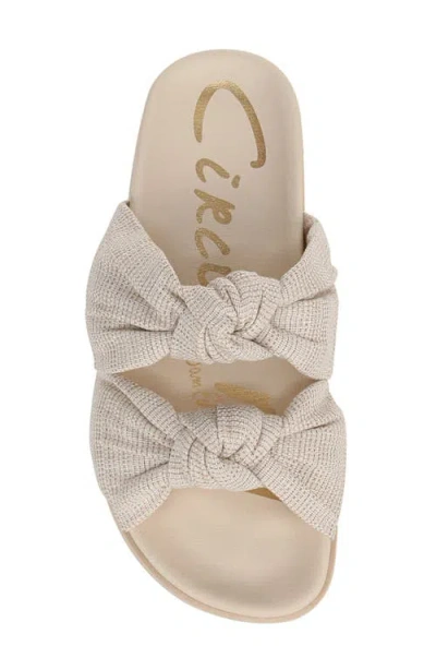 Circus Ny By Sam Edelman Estelle Double Knotted Footbed Sandals In Brown