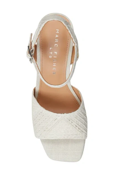 Marc Fisher Ltd Calyn 2 Platform Sandal In White