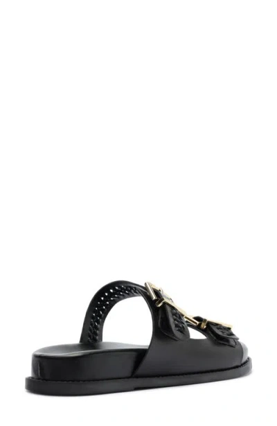 Schutz Blake Two-strap Platform Sandal In Black