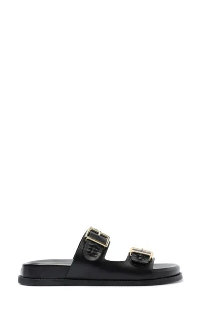 Schutz Blake Two-strap Platform Sandal In Black