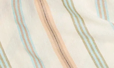 Nic + Zoe Nic+zoe Weekly Wrap Stripe Wrap Top In Neutral