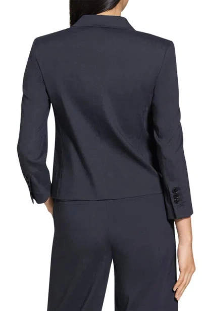 Theory Shrunken Blazer In Good Linen In Concord