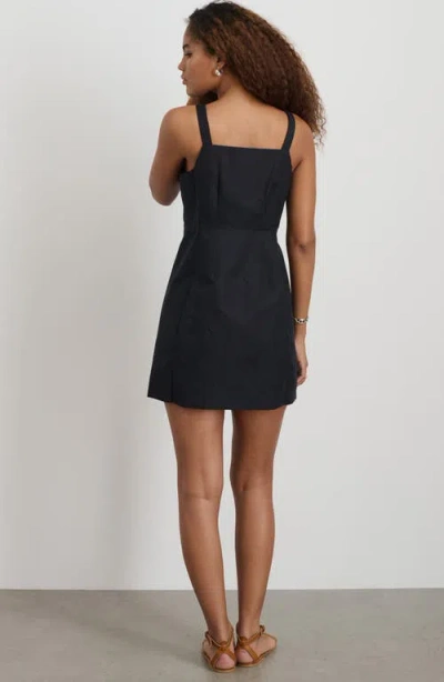 Alex Mill Alexis Dress In Cotton Linen In Black