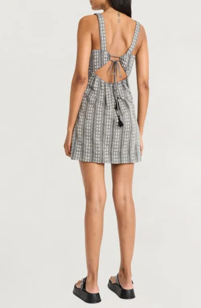 The Good Journey Women's Cotton Printed A-line Dress In Gray