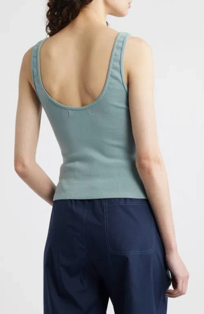 Wyeth Ella Rib Tank In Blue