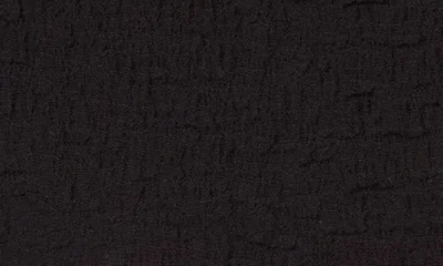 Cece Women's Short-sleeve Puckered-knit Baby T-shirt In Black