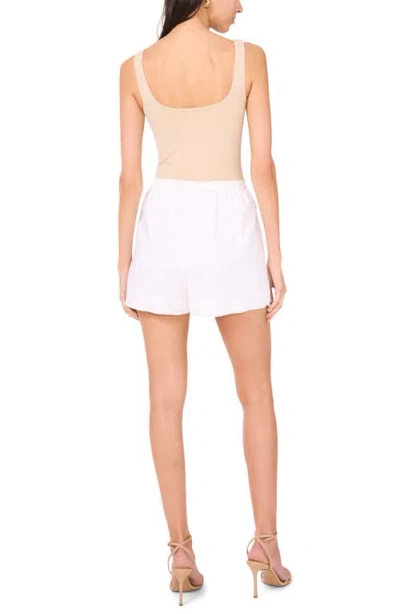 1.state Drawstring Shorts In White