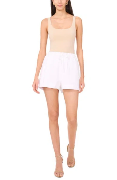 1.state Drawstring Shorts In White