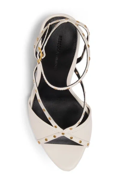 Rebecca Minkoff Studded Ankle Strap Sandal In Green