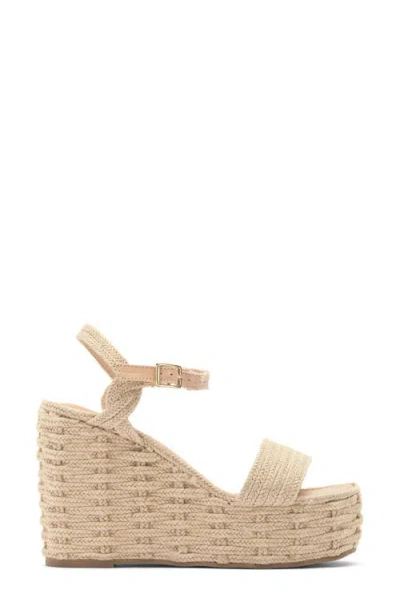 Steve Madden Pinky Espadrille Platform Wedge Sandal In Brown