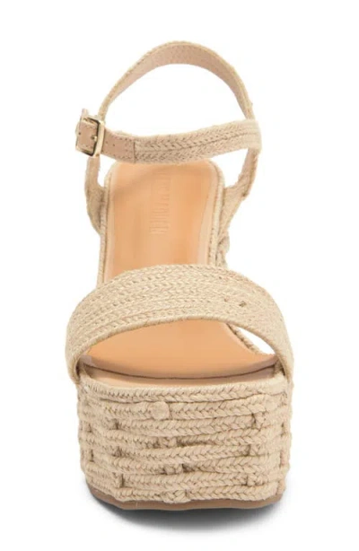 Steve Madden Pinky Espadrille Platform Wedge Sandal In Brown