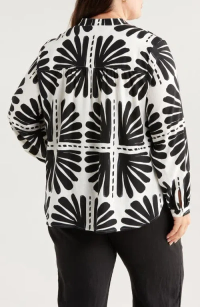 Universal Standard Aix Linen Blend Button-up Shirt