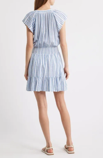 Rails Augustine Stripe Linen Blend Dress In Multi