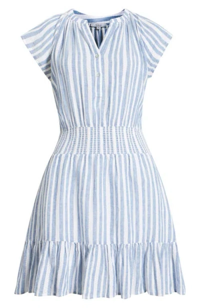Rails Augustine Stripe Linen Blend Dress In Multi