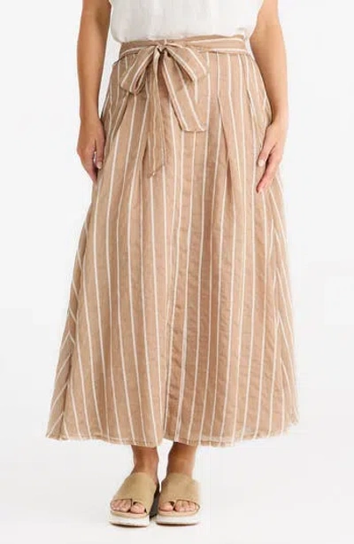 Brave + True Brave+true Rossi Stripe Maxi Skirt