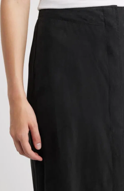 Alex Mill Oliva A-line Midi Skirt In Black
