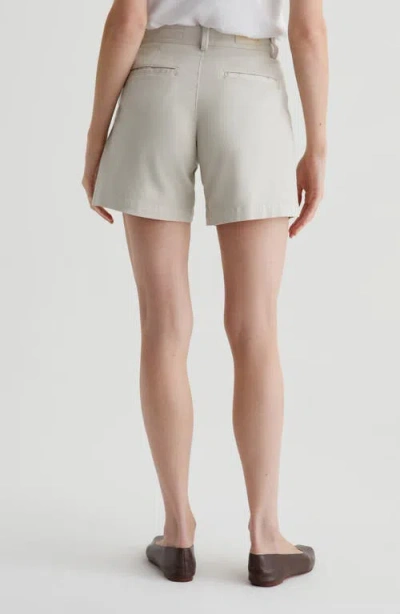 Ag Jude Stretch Twill Shorts In Gray