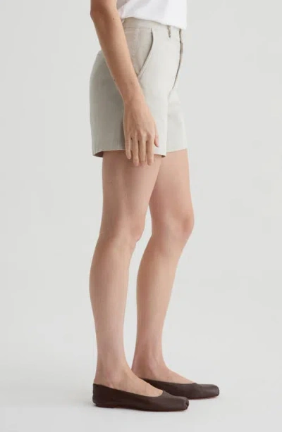 Ag Jude Stretch Twill Shorts In Gray