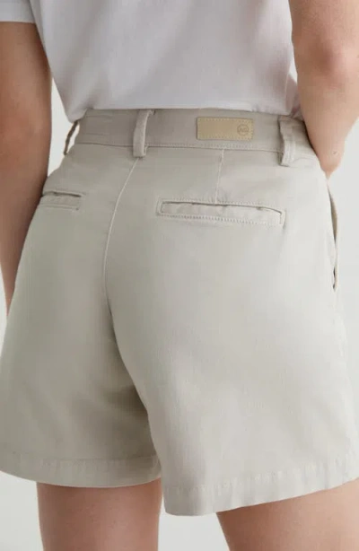 Ag Jude Stretch Twill Shorts In Gray