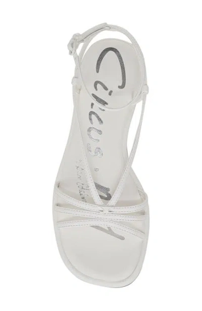 Circus Ny By Sam Edelman Olana Strappy Flat Sandals In White