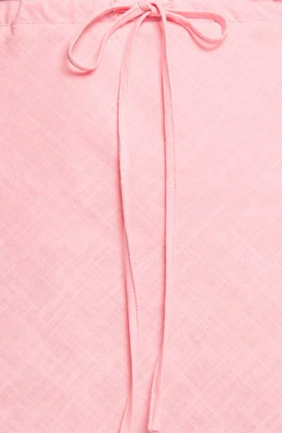 Petal And Pup Petal & Pup Sonni Cotton Drawstring Miniskirt In Pink
