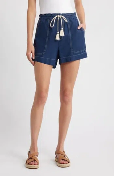 Rails Astra Drawstring Shorts In Blue