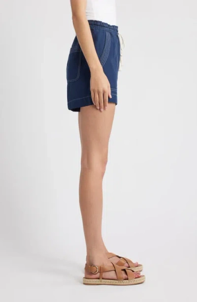 Rails Astra Drawstring Shorts In Blue