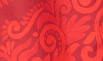 1.state Pleated Shorts In Red