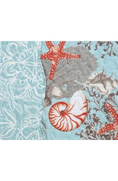 J&v Textiles J And V Textiles Reversible Quilt Set In Blue